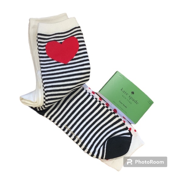 Kate Spade New York Women's 3Pack Sock Set - Head over Heels - Picture 3 of 5